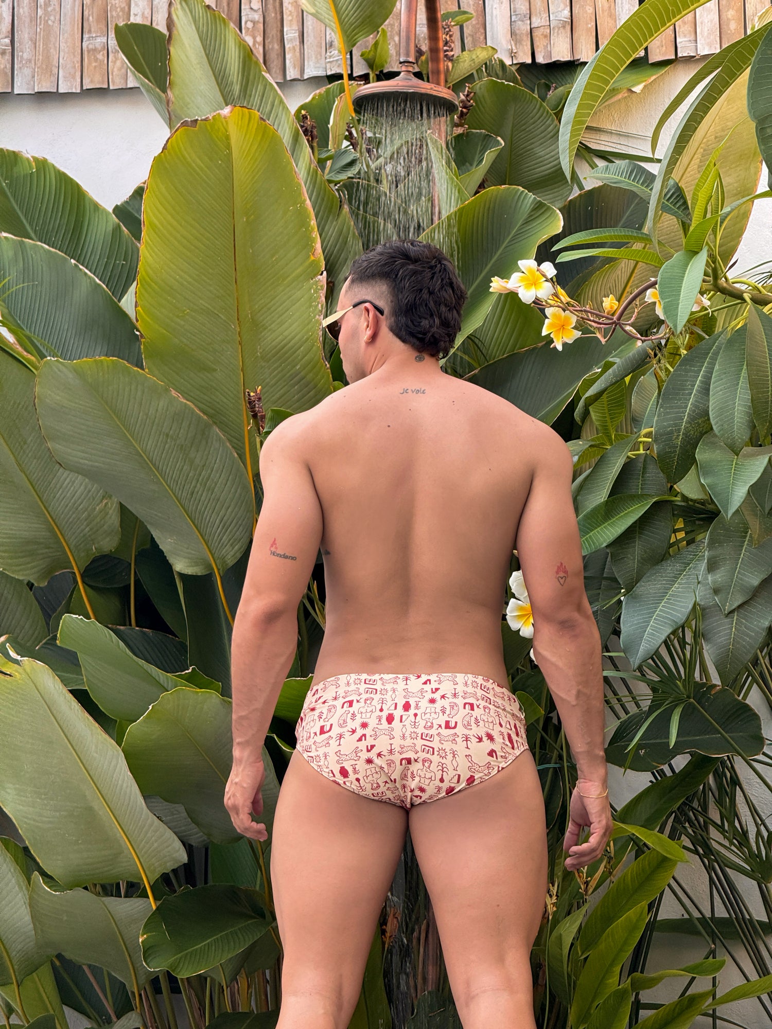 Men's Milo sunga by GODO — body-sculpting designer beach swimwear