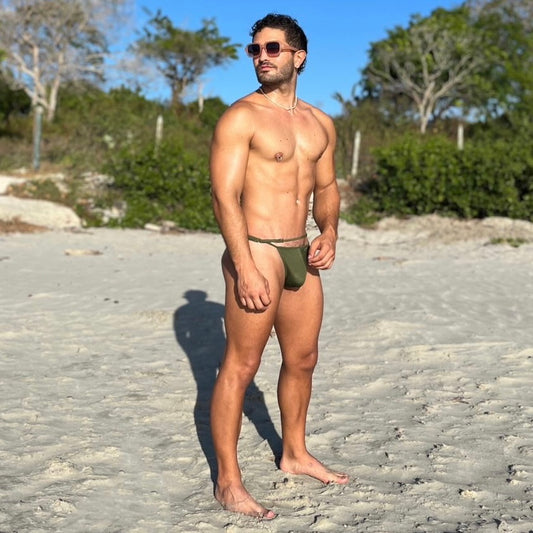 Special Latin Thong Olive