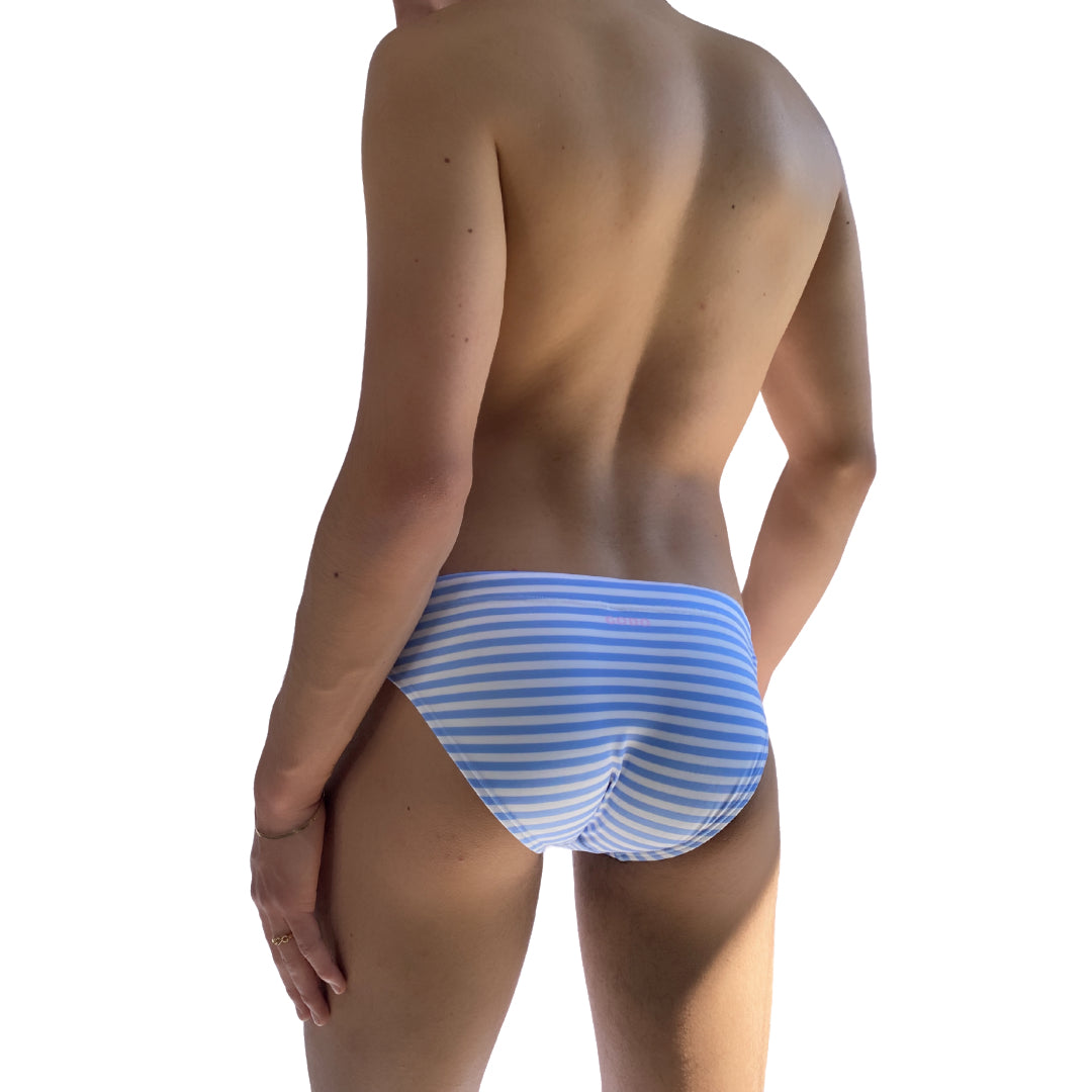 Sexy Low Rise Blue Swimwear for men